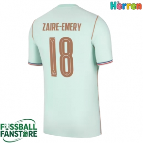 Frankreich Warren Zaire-Emery #18 Replik Auswärtstrikot WM 2026 Kurzarm